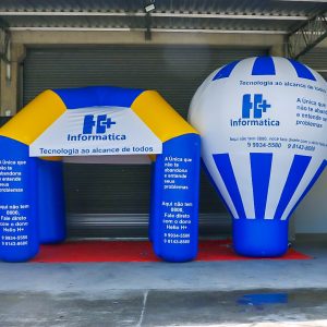Kit Inflável de Propaganda Tenda e Balão